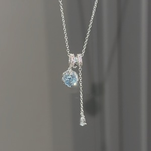 Collar de Perlas de Nácar Blanco Australiano de Partículas Grandes, Plata de Ley S925, Lujo, Luz Fría, Collar con Colgante de Moda - Product Image 2