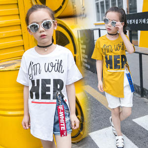 T-shirts tendance pour jeunes filles, ouverture latérale, différents types, haute qualité, échantillons gratuits - Product Image 3