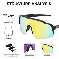 Lunettes de soleil de sport Stoma Own Patent Mtb pour hommes, vélo, cyclisme, personnalisées, UV400, interchangeables, pour course à pied, pêche, golf, activités de plein air