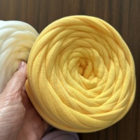 Velvet Bulky Chunky Yarn Arm Knitting Crochet DIY Soft Rug Making Tube Giant Yarn for Blanket Weaving Crocheting 100% Polyester