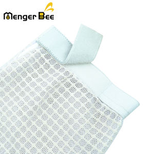 Guantes de apicultura de cuero de algodón blanco Guantes de seguridad para suministros de herramientas de Apicultura - Product Image 5