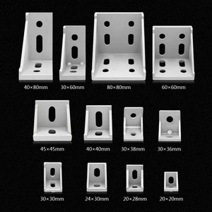 Factory High Quality Die Cast 90 Degree Aluminum <strong>Corner</strong> <strong>Bracket</strong> <strong>for</strong> Aluminum Profile - Product Image 2