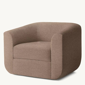 Muebles modernos Aria tela giratoria Club silla sofás de lujo sala de estar sillón para el hogar Hotel apartamento Hall Villa - Product Image 5