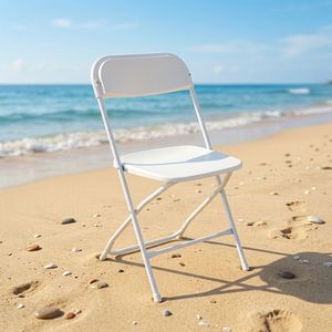 Silla Plegable Portátil para Exteriores en Oferta, Ideal para Bodas y Fiestas, de Plástico para Eventos al Aire Libre - Product Image 1