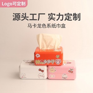 Essence Tissue Box Cartoon Design Waterproof Wooden <b>Pull</b> <b>Out</b> Tissues <b>Desk</b> Use - Product Image 1