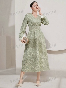 En Stock, venta al por mayor, tela Jacquard para hacer un vestido Cheongsam para mujer adecuado para ropa informal diaria y ropa de vacaciones para fiestas - Product Image 4