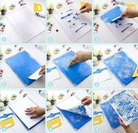 Kit de démarrage grand format 8x10, plaque de pressage en gel réutilisable double face carrée pour les arts et l'artisanat mixtes, kit pour enfants
