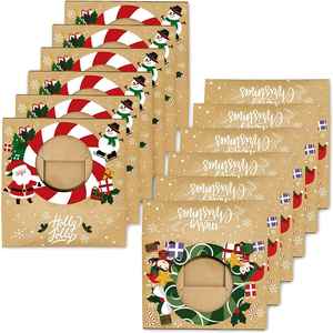 Bulk 12Pack Kraft <b>Christmas</b> Cookie Packaging Box Bakery <b>Christmas</b> Treat Candy Cookie <b>Boxes</b> for Gift Giving Food Packaging <b>Boxes</b> - Product Image 6