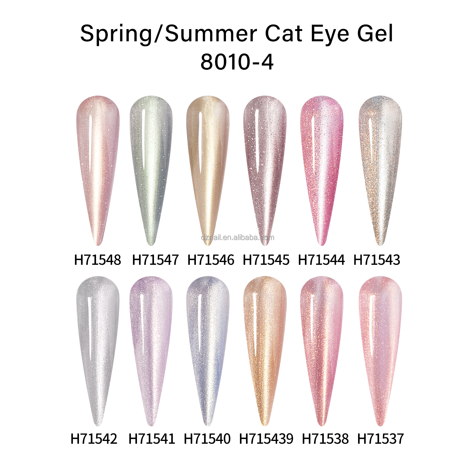 Vernis Gel Œil de Chat Printemps/Été SANS HEMA &amp; TPO