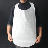 Tablier de cuisine non tissé publicitaire jetable Tablier pour bébé imperméable à l'huile