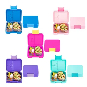 Household Items Stainless Steel Thermos Lunch Box School Snack Eco-friendly Lonchera Infantil Bento Box For Kids Custom Logo