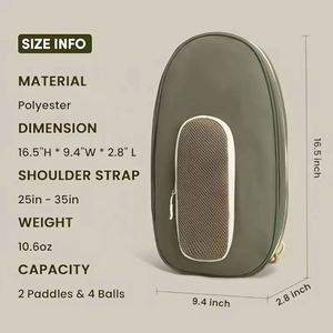 Échantillon gratuit, personnalisation du logo pour votre marque, sac à dos de pickleball, sac bandoulière matelassé, sac de tennis, sac à dos de pickleball. - Product Image 2
