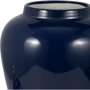 Vaso Decorativo in Ceramica con Coperchio Blu Navy per Arredamento Casa, Soggiorno, Camera da Letto, Cucina - Product Image 4