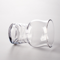 Verre à bière transparent créatif, verre à bière, verre à vin avec design cylindrique, impression décalée, style bar