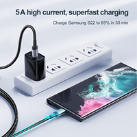 Câble Joyroom Mobile USB-C vers Type-C PD 100 W 1,2 m pour Charge Rapide et Transfert de Données pour Téléphone Android