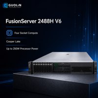 Serveur en rack FusionServer 2488H V6 haute performance à quatre sockets pour l'analyse IA et les charges de travail informatiques intensives