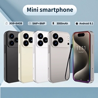 Mini Teléfono Inteligente I17 Pro de 3.75 Pulgadas con Android 8.1, 1GB de RAM, 16GB de ROM, Doble SIM, Play Store, 1+16G