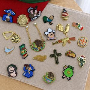 Quick Dispatch Wholesale Virgin Mary Guadalupe Catholic Antique Modern Enamel Pins for <b>Baseball</b> <b>Caps</b> and Religious Gifts - Product Image 3