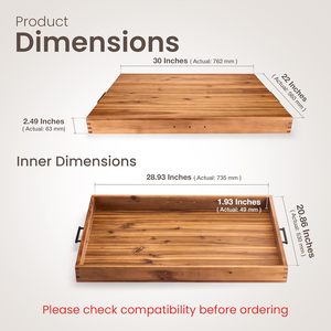Planches de protection en bois d'acacia pour cuisinière électrique avec poignée, <span class=keywords><strong>planche</strong></span> à découper en bois pour évier, plateau de service, <span class=keywords><strong>planche</strong></span> à nouilles pour cuisinière à gaz - Product Image 5