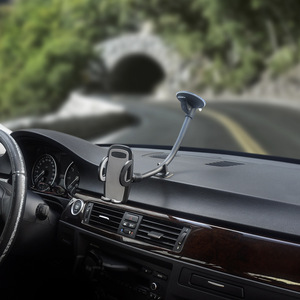 Supporto per Telefono e GPS da Auto in Alluminio Solido con Asta Flessibile da 30cm e Ventosa di Supporto - Product Image 3