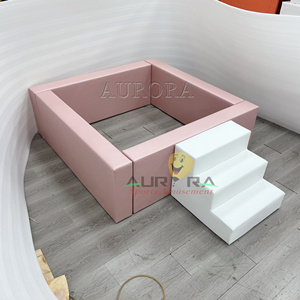 Ensemble de jeux doux d'intérieur pour enfants, <span class=keywords><strong>piscine</strong></span> <span class=keywords><strong>à</strong></span> balles <span class=keywords><strong>rose</strong></span> doré, équipement d'escalade, jeux doux commerciaux - Product Image 4