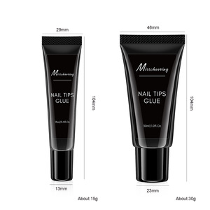 Colle adhésive solide pour nail art transfrontalier, pour ongles portables, longue durée, forte, non rebondissante, colle structurelle nude - Product Image 1