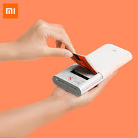 Orijinal Xiaomi ZINK cep yazıcı kağıdı kendinden yapışkanlı fotoğraf baskı 50 levhalar Xiaomi 3-inch Mini cep fotoğraf yazıcı