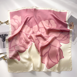 Factory WJ1026-347 Supply <strong>Women</strong> 68X68 Fashion Digital Print Custom Design Chiffon <strong>Scarf</strong> for <strong>Women</strong> <strong>Silk</strong> <strong>Scarf</strong> Shawls - Product Image 5