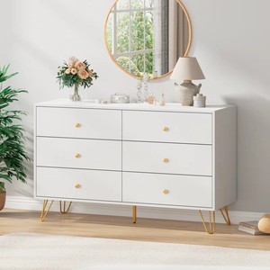 Modern Living Room <strong>Sideboard</strong> Chest of Drawers Organizer <strong>Narrow</strong> Home Corner Small Wooden Storage <strong>Cabinet</strong> With Gold Steel Leg - Product Image 1
