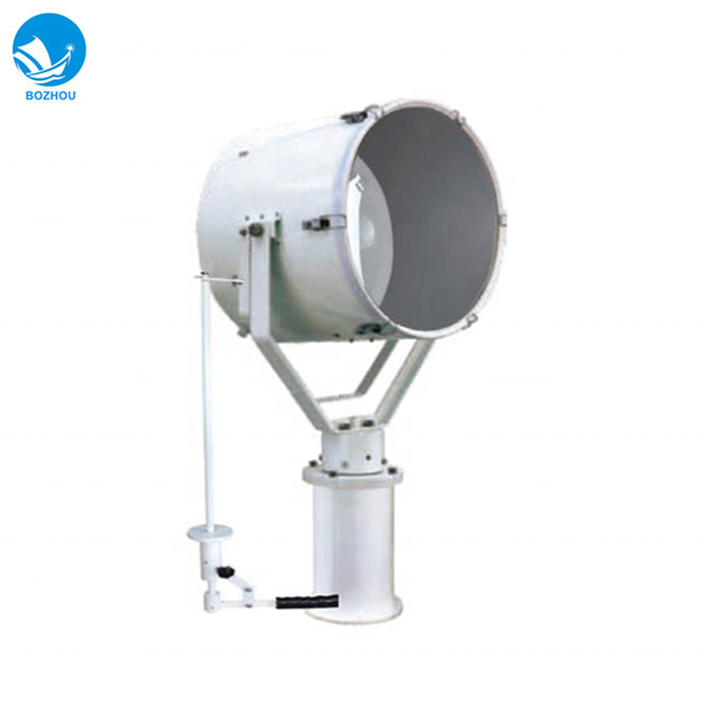 CTG3 Marine Signal Search Light 1000W DC110V AC220V IP56 Steel With Lifter for Vessels Signal Exchange