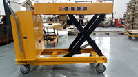 Chariot élévateur à ciseaux hydraulique avec système de levage électrique et système de déplacement électrique ou manuel