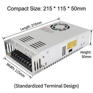 Alimentatore switching a uscita singola NES serie 350 da 350W, convertitore AC/DC da 110V/<span class=keywords><strong>220V</strong></span> a <span class=keywords><strong>12V</strong></span>/24V/48V, driver LED industriale - Product Image 3
