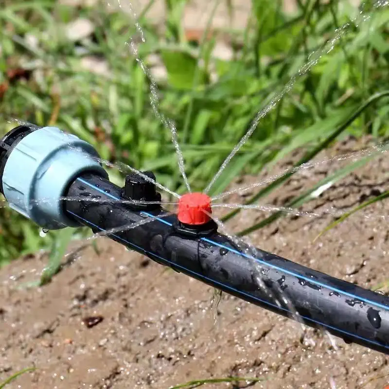 Conector de manguera de riego de jardín MY AG FACS Gotero de flujo de ocho orificios