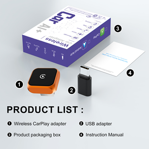 Adaptador Inalámbrico Portátil CarPlay Android Auto, Plug and Play, Sin Retraso, Control por Voz Siri, 1 Año de Garantía, para Autos Toyota y Skoda - Product Image 5