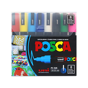 Marcadores de Pintura Uni Posca Personalizados para Diario, Rotuladores de Pintura Uni Posca, Rotulador de Color para Póster - Product Image 1