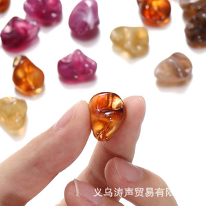 Piedras Acrílicas Irregulares de Imitación de 12 mm, Accesorios para Joyería DIY, Decoración para Cadenas de Teléfonos Móviles, Colores Variados - Product Image 3