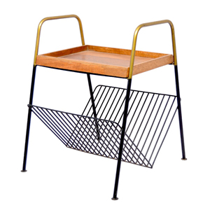 Farmhouse-Style <b>Small</b> Indoor Rectangular <b>Side</b> <b>Table</b> Multi-Functional Coffee <b>Table</b> with Magazine Holder for Living Room Furniture - Product Image 6