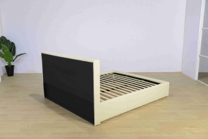 Soldes Exceptionnelles : Lit de Rangement Moderne en Cuir PU avec Système de Levage à Gaz et Fond en Treillis Métallique Renforcé, Expédition Rapide, Offre en Stock - Product Image 4