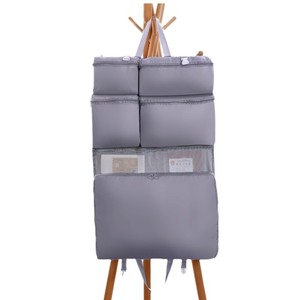 Multi Layer Travel Storage Bag 6 Compartment Large Capacity Clothing Organizer Hook Type Foldable Waterproof Pink - Product Image 5