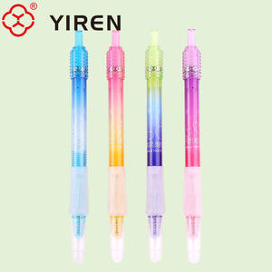 YIREN Rhinestone decorado gradiente bolígrafos cuerpo transparente palabras inspiradoras chicas favoritas - Product Image 6