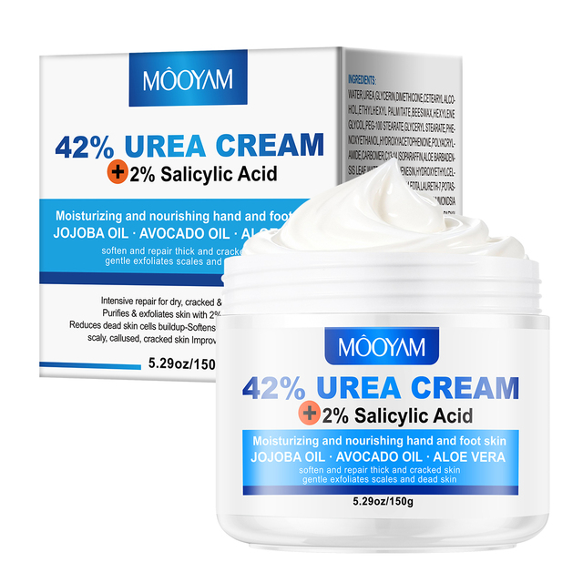 Private Label OEM 42% Urea Cream Repair Cracked Dry Hardened Calluses Remove Dead Skin And Soften The Cuticles Body Cream 150g