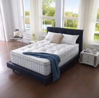 Matelas à ressorts orthopédique en mousse à mémoire de forme Super King Single, 10 cm d'épaisseur, design moderne rafraîchissant, idéal pour hôtels et usage domestique