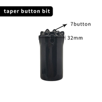Forets coniques à 7 boutons de 32 mm pour le secteur minier – Forets à marteau DTH