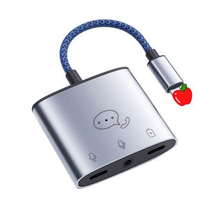 สายเคเบิลอะแดปเตอร์เสียง3 in 1ของแท้โทร + เพลง + ที่ชาร์จไฟ2.4A + แจ็คหูฟัง3.5มม. สำหรับอะแดปเตอร์ iPhone aux - Product Image 6