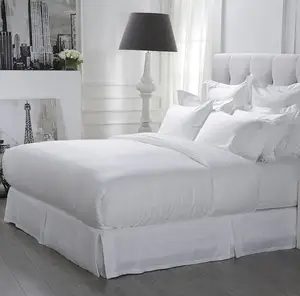 Parure de lit en coton égyptien, ensemble de literie de luxe pour hôtel, housse de couette et couette, 3 pièces, 300 TC