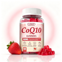 Complément Nutritionnel Orange Fraise Énergie Cellulaire CoQ10 Gummies