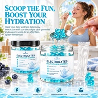 AegleWell Électrolytes Multivitamines Gommes Gooey Supplément Nutritionnel Quotidien pour l'Hydratation Soutient l'Énergie et la Fonction Musculaire