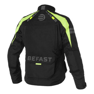 Chaqueta de moto para mujer Befast VALCHIRIA CE LADY 3 capas Negro Amarillo 3XL - Product Image 3