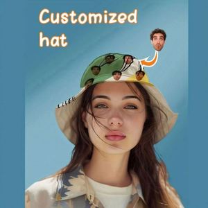 Sombrero de Pescador Ligero Personalizado para Mujer, Gorra de Pesca de Verano con Diseño de Dibujos Animados, Lavable a Mano, para Viajes al Aire Libre y Uso Casual - Product Image 2