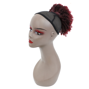 <span class=keywords><strong>Kanekalon</strong></span> fibra sintética <span class=keywords><strong>pelo</strong></span> hinchable profundo Afro rizo de primavera Peluca de cola de caballo de <span class=keywords><strong>pelo</strong></span> - Product Image 1